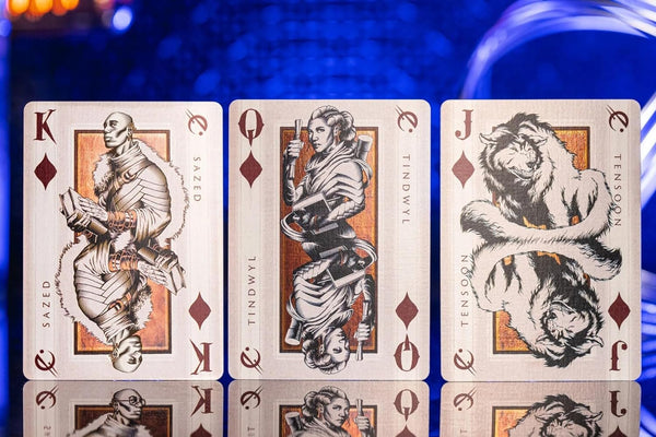 Kings Wild Project Brandon Sanderson's Mistborn Playing Cards - Officially Licensed Premium Collectible Deck by Jackson Robinson, Standard Edition, Poker Size Custom Index