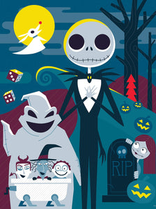 Ceaco - Disney - Tim Burton's The Nightmare Before Christmas - Cartoon - Jigsaw Puzzle - 300 Pieces