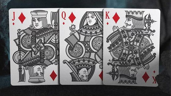 Kings Wild Project Slate Edition Tally-Ho Playing Cards, Standard Edition, Poker Size Deck, Custom Index, Premium USPCC Cardistry Stock, Collectible Playing Cards for Magic, Cardistry, and Poker