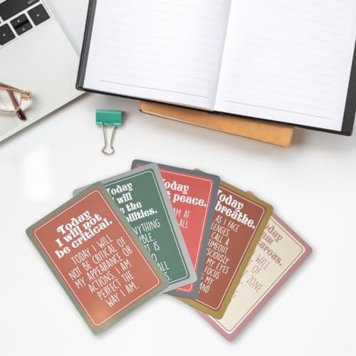 Kalan Affirmations Cards for Mind, Body, and Spirit: 54 Inspirational Quote and Mantra Cards in English for Self-Reflection, Empowerment and Stress Relief