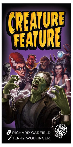 Trick Or Treat Studios Richard Garfield’s Creature Feature - Monster Themed Movie Agent Bluffing Board Game, 3-6 Players Ages 14+
