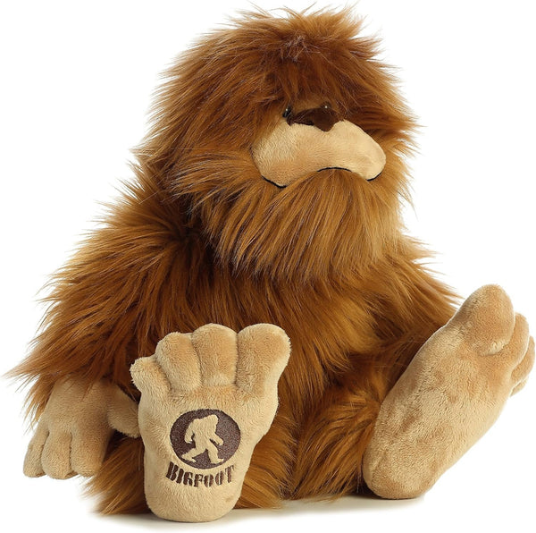 Aurora® Mysterious Fantasy Big Foot Stuffed Animal - Mythical Charm - Imaginative Adventures - Brown 12.5 Inches