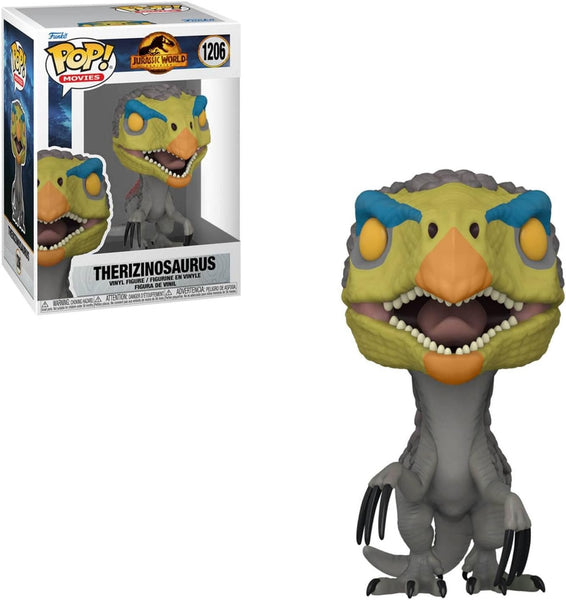 POP Jurassic World Dominion - Therizinosaurus Funko Vinyl Figure (Bundled with Compatible Box Protector Case), Multicolor, 3.75 inches