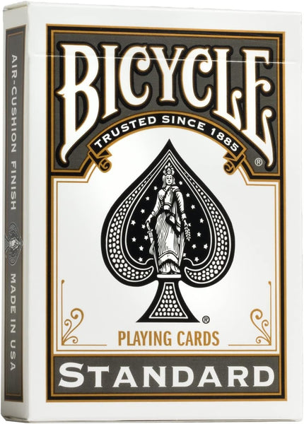 Bicycle Rider Back Black Playing Cards, Poker Size Standard Index, 1 Deck