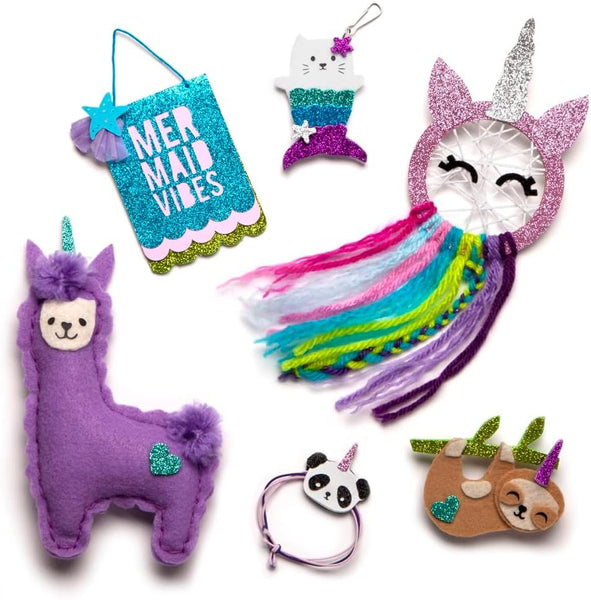 Craft-tastic – I Love Mythical Creatures Kit – Craft Kit Includes 6 Projects Featuring Mythical Creatures