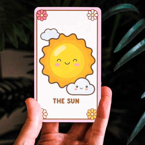 Cute Kawaii Tarot Cards for Beginners - Anime Magic Oracle Deck for Teens
