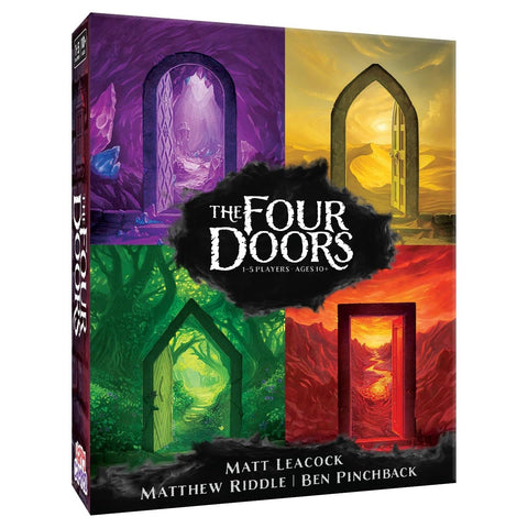 Happy Camper - The Four Doors - Race Against the Darkness! - Thrilling Cooperative Game by Matt Leacock, 1-5 Players Ages 10+
