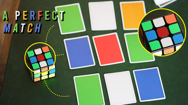 Murphy's Magic Cube 52 Magic Trick Set by Craig Petty - Marked Deck with 4-Volume Online Instructions - Rubik's Cube Card Magic for All Skill Levels
