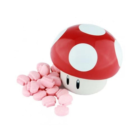 New Super Mario Brothers Mushroom Candy Tin- (Flavors May Vary)