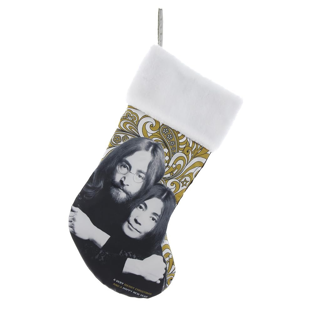 Kurt S. Adler 19 Inch John & Yoko Christmas Stocking