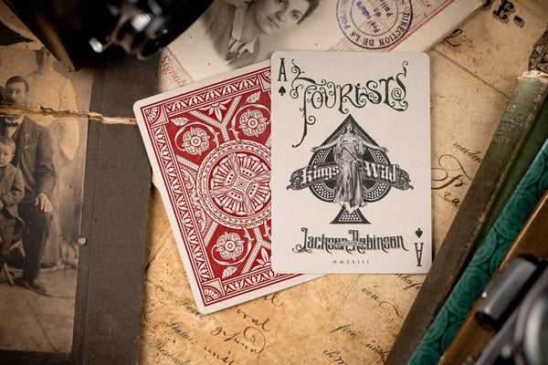 Kings Wild Project Tourists Playing Cards - Eiffel Tower Standard Edition, Poker Size, Custom Index, Paris France Collectible Deck