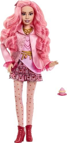 Mattel Disney Descendants: The Rise of Red Fashion Doll & Accessory - Bridget, Young Queen of Hearts with Movie-Inspired Clothes & Cupcake, Ages 4+