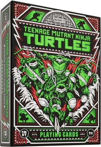 theory11 Teenage Mutant Ninja Turtles Premium Playing Cards, Poker Size Standard Index, Luxury Playing Cards