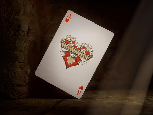 theory11 Sembras Premium Playing Cards, Gold Foil, Artist‑Designed, Poker Size Standard Index, 1 Deck