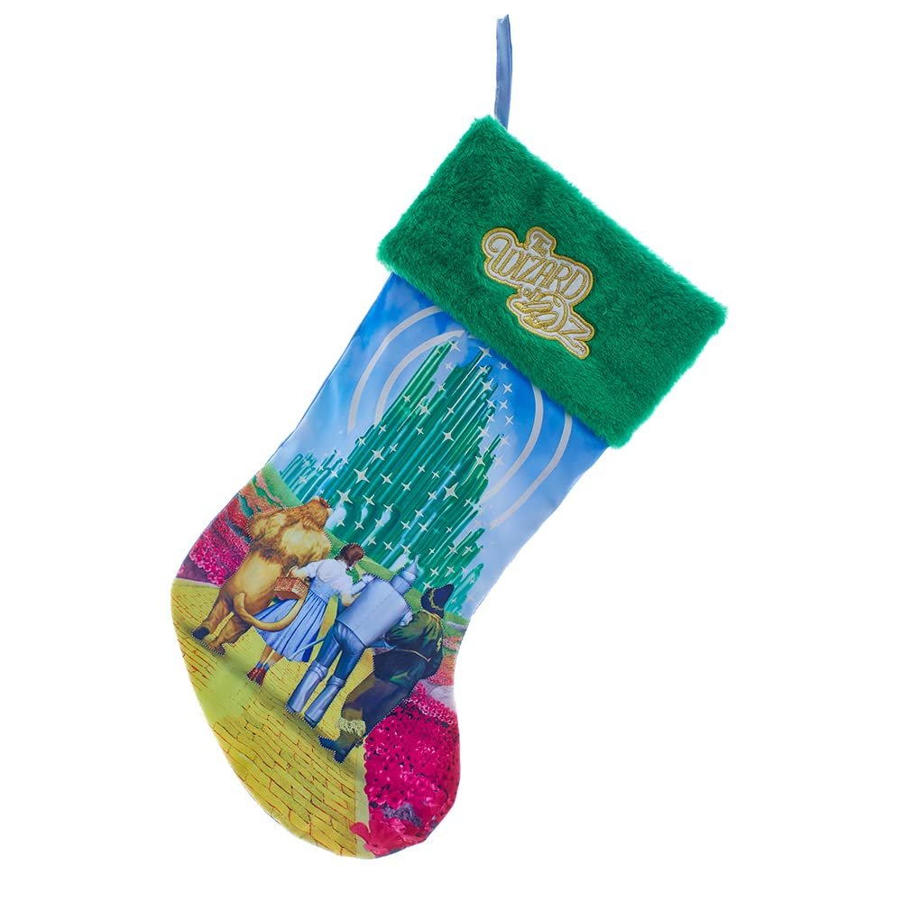 Wizard of Oz Kurt Adler 19-Inch Yellow Brick Road Stocking