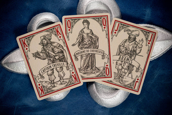 Kings Wild Project 3 Musketeers Premium Playing Cards - Limited Edition, Poker Size Custom Index