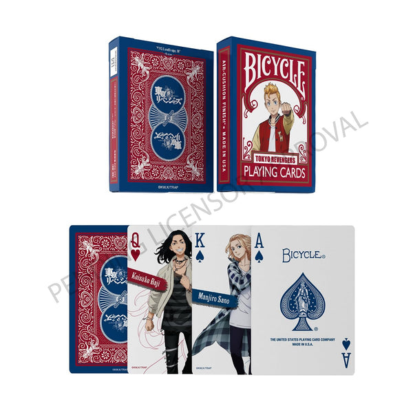 Bicycle Tokyo Revengers Anime Playing Cards, 1 Deck