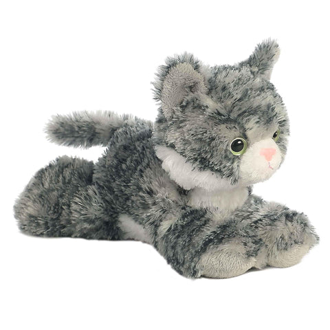 Aurora® Adorable Mini Flopsie™ Lily™ Stuffed Animal - Playful Ease - Timeless Companions - Gray 8 Inches