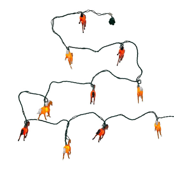 Kurt Adler 10 Running Horse Indoor/Outdoor Light Set