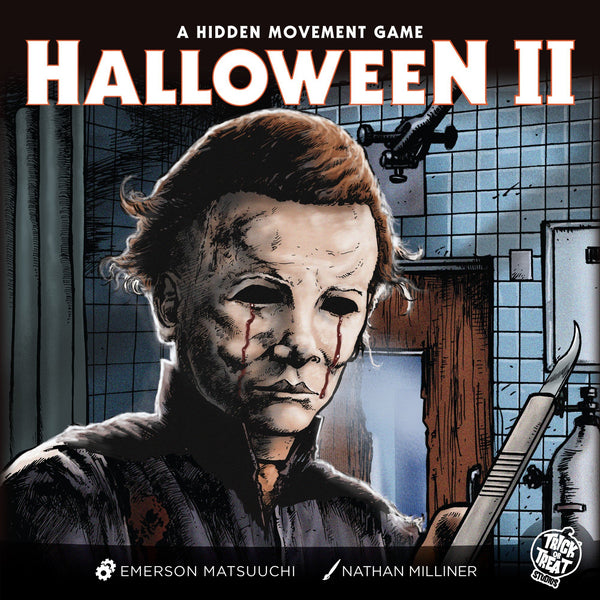 Trick Or Treat Studios Halloween 2 Board Game - Hidden Movement Strategy Game Inspired by Halloween II, Suspenseful Gameplay, 2-4 Players, Ages 14+