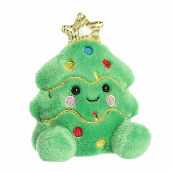 Aurora® Festive Palm Pals™ Douglas Christmas Tree™ Stuffed Animal - Fun Collectible Plush for Kids and Adult Collectors - Perfect for Holiday Decorations or Gifts - Green 5 Inches