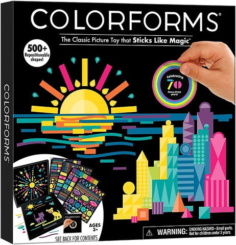 Colorforms 70th Anniversary Set - The Classic Picture Toy That Sticks Like Magic - Ages 3+