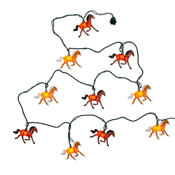 Kurt Adler 10 Running Horse Indoor/Outdoor Light Set
