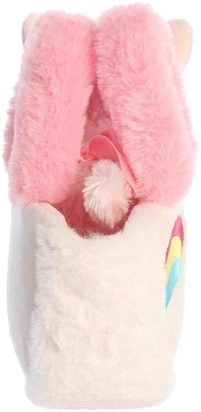 Aurora® Fashionable Fancy Pals™ Pastel Rainbow™ Kitty Stuffed Animal - On-The-go Companions - Stylish Accessories - Pink 7 Inches