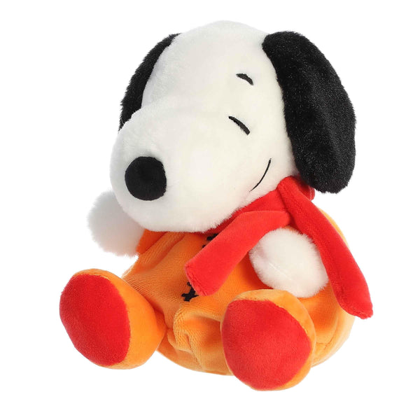 Aurora® Adorable Peanuts® Palm Pals™ Astronaut Snoopy™ Stuffed Animal - Officially Licensed Toys for All Snoopy Fans - Nostalgic Gift for Adults and Birthday Celebrations - Orange 5 Inches