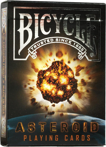 Bicycle Asteroid Playing Cards, Black, Poker Size