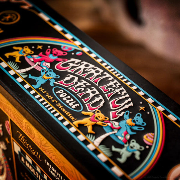theory11 Grateful Dead Jigsaw Puzzle - For Dead Heads - Officially Licensed 1,000 Piece Intermediate Puzzle for Ages 14+