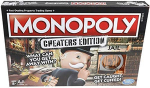 Hasbro Gaming Monopoly Cheaters Edition Board Game for Kids and Family, 2-6 Players Ages 8+