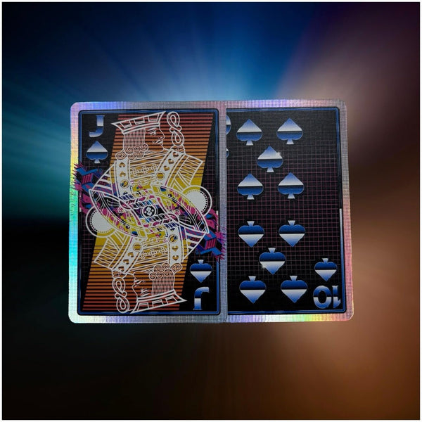 Kings Wild Project VHS 1982 Holographic Playing Cards (2024 4th Of July Edition) - Retro Luxury Deck by Jackson Robinson, Collectible Deck