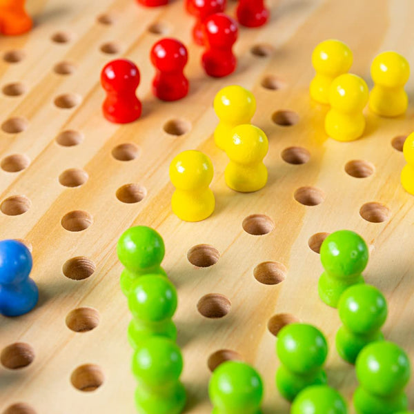 Bigjigs Toys, Chinese Chequers, Wooden Toys, Chinese Checkers, Wooden Games, Chinese Chequers Board Game, Kids Board Games, Checkers Board Game, Traditional Games