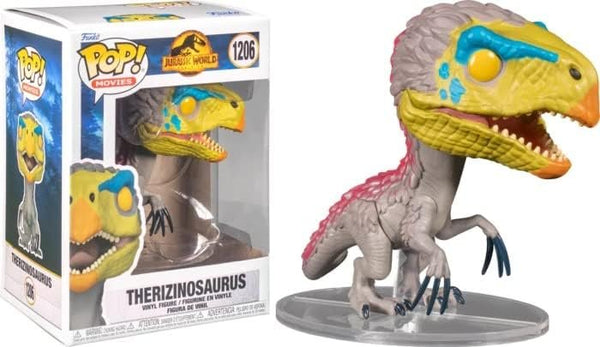 POP Jurassic World Dominion - Therizinosaurus Funko Vinyl Figure (Bundled with Compatible Box Protector Case), Multicolor, 3.75 inches