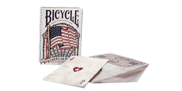 Bicycle American Flag Playing Cards, Poker Size Standard Index, 2-Pack