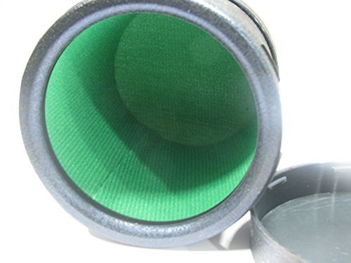 Koplow Games Plastic Dice Cup with Twist-Off Lid – 4″ Felt-Lined Gaming Dice Cup for Board Games, RPGs & Travel Storage, Durable Black Plastic Exterior