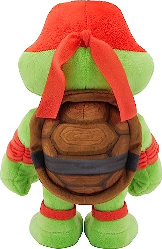 Mattel Teenage Mutant Ninja Turtles: Mutant Mayhem Raphael Plush Toy, 8 Inch Red Masked Soft Doll of TMNT Movie Character Hothead Muscle Fighter Raph