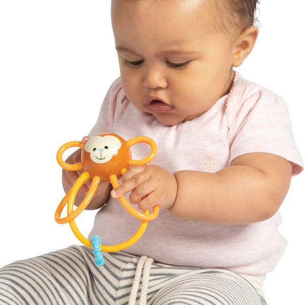 Manhattan Toy Winkel Monkey Rattle & Sensory Teether