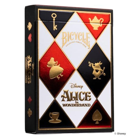 Bicycle Disney Alice in Wonderland Inspired Playing Cards, Poker Size Standard Index
