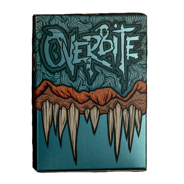 Kings Wild Project Overbite Blue Luxury Playing Cards, Standard Edition, Poker Size Custom Index Deck, Monster-Themed Collectible Cards