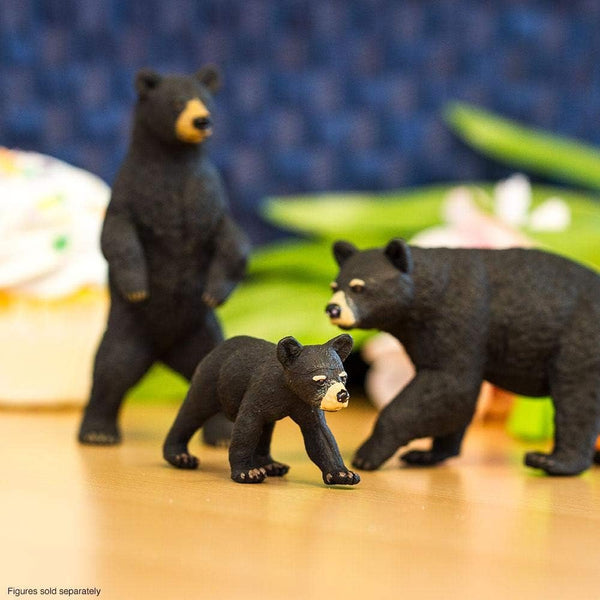 Safari Ltd. Black Bear Cub Figurine - Detailed 3" Plastic Model Figure - Fun Educational Play Toy for Boys, Girls & Kids Ages 1+