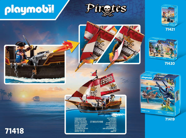 Playmobil Pirates: Pirate Ship (71418)