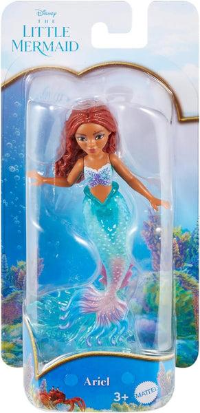 Disney The Little Mermaid Ariel Small Doll Mermaid with Signature Tail, Toys Inspired by the Movie