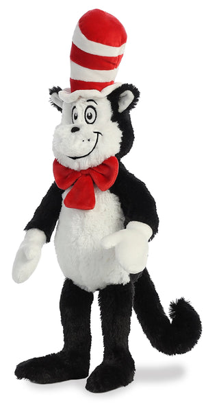 Aurora® Whimsical Dr. Seuss™ Cat in The Hat Stuffed Animal - Officially Licensed Plush for Imaginative Play - Perfect for Kids and Adults - Multicolor 18 Inches