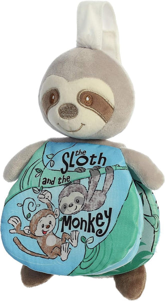 Aurora Ebba - Soft Books 9" Story Pals Sloth and The Monkey