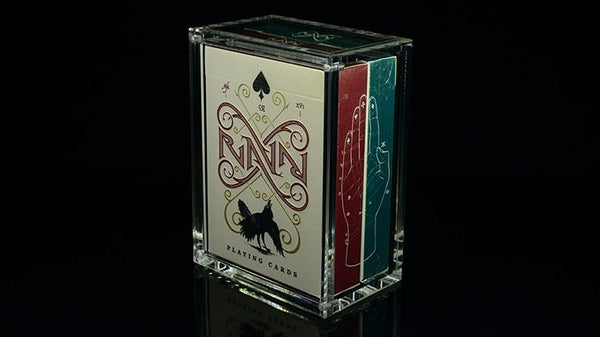 Carat X2B Double Deck Case (Back-to-Back) For 2 Playing Card Decks - Strong Clear Acrylic Magnetic Seal
