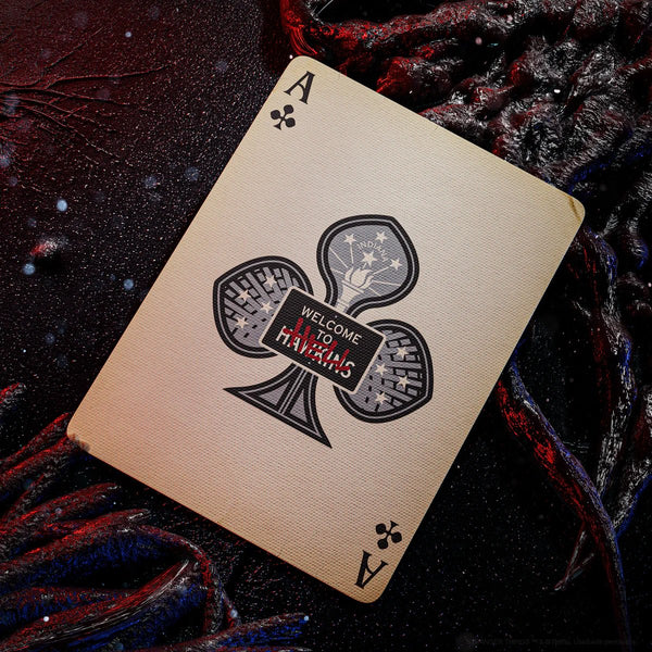theory11 Stranger Things Hive Mind Playing Cards, Special Edition Deck, Poker Size Custom Index, Holographic Foil and Embossed Tuck Box