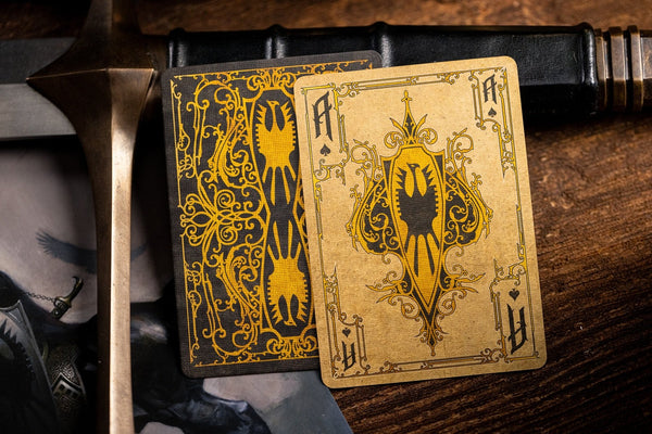 Kings Wild Project Frazetta Paintings Luxury Playing Cards - Standard Edition, Frank Frazetta Art Deck, Collectible, Poker Size, Custom Index & Gold Foil Finish