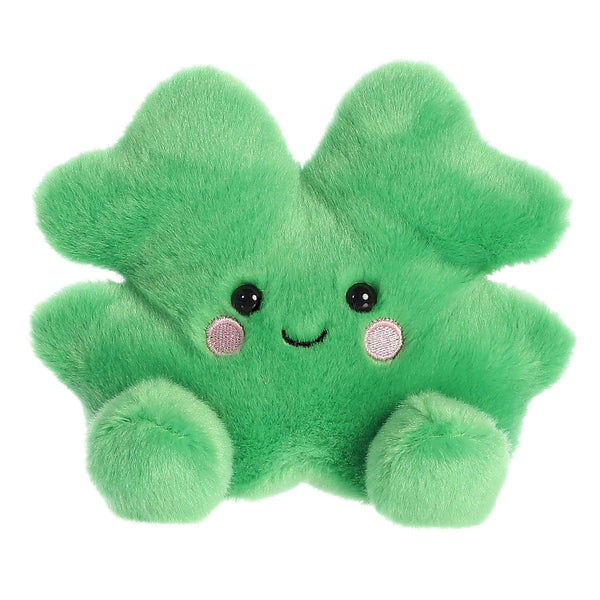 Aurora® Adorable Palm Pals™ 5" Chance Clover™ Stuffed Animal - Fun Collectible Plush for Kids and Adult Collectors - Perfect for Decorating Rooms and Birthday Gifts - Green 5.5 Inches